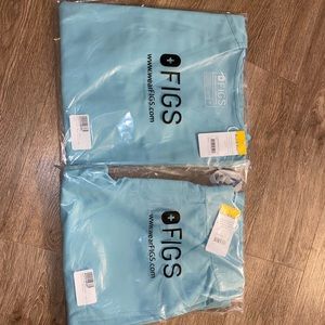 Seaglass Figs Scrubs Set S